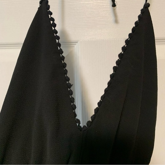 Black tie up romper - Picture 3 of 5